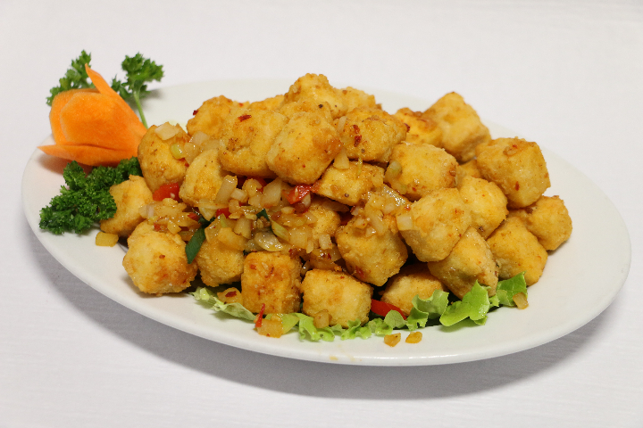 B53. Salt and Pepper Fried Tofu - Jia Wei