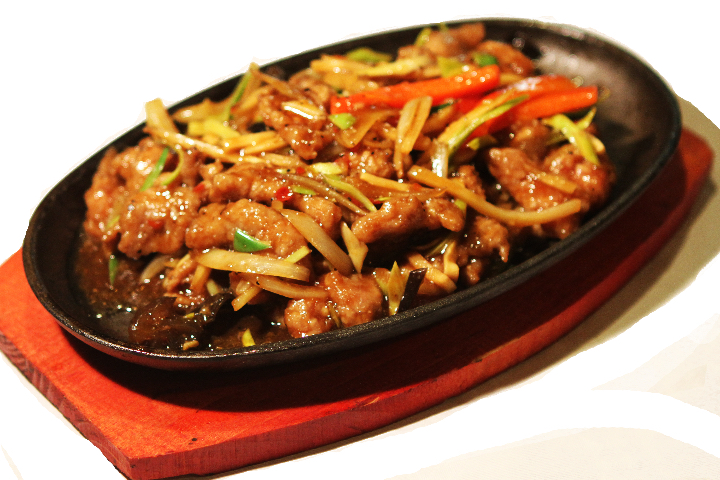 B14. Beef with Black Pepper on Slate - Jia Wei
