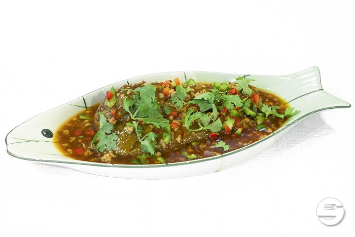 B55. Braised eggplant vegetarian sauce - Jia Wei