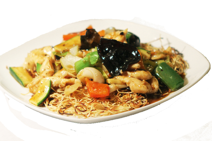 A13. Crispy Noodles with Chicken - Jia Wei