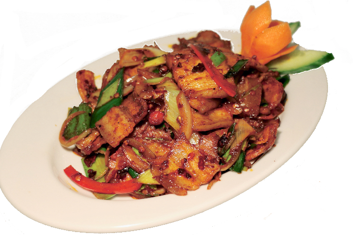 C04. Twice Cooked Porc with Spicy Sauce - Jia Wei