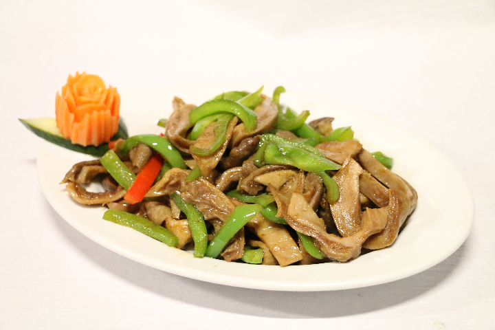 C09.Shredded Pork Stomach with Green Pepper - Jia Wei