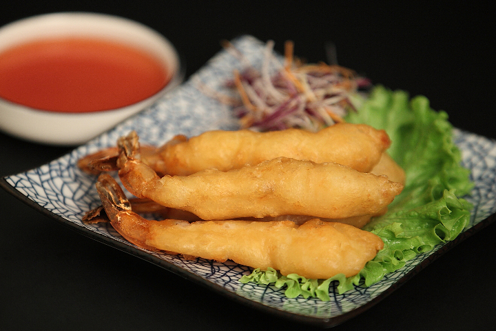 Batter-fried prawns - Le 33