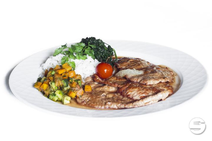 Veal Piccata with lime - Cheval Blanc