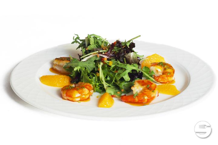 Shrimps with citrus salad - Cheval Blanc