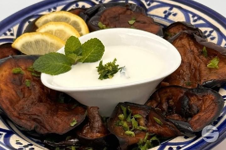 Aubergines au vinaigre et à l'ail - La Caravane Passe