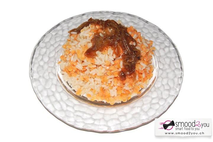 Rice with lentils - La Caravane Passe - Versoix
