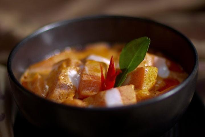 Pumpkin Red Curry in Coconut Milk - Thaï