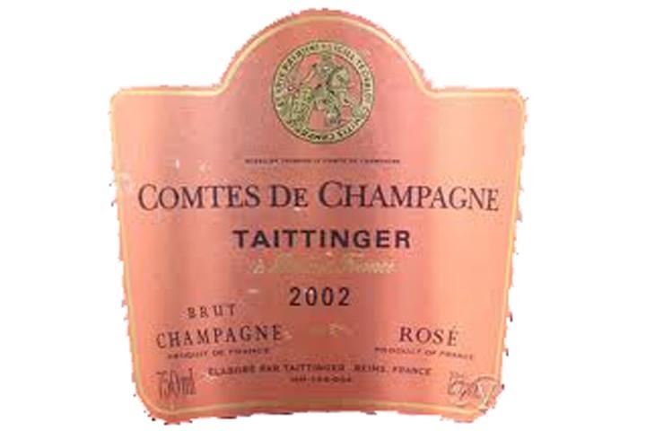 Comtes de Champagne, Taittinger Rosé (75cl) 2002 - Thaï