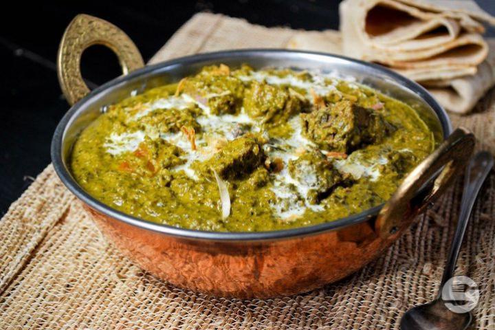 Gosht Saagwala - Indian Zayeka