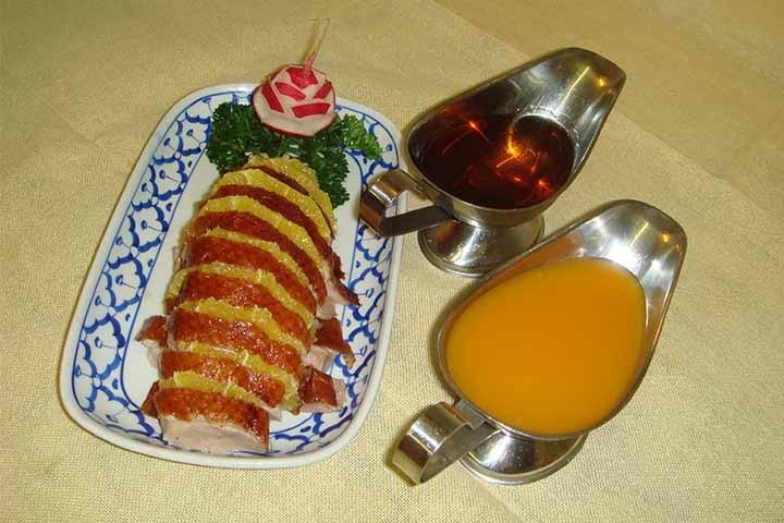 416. Canard Flambé à l'Orange - Chanaan