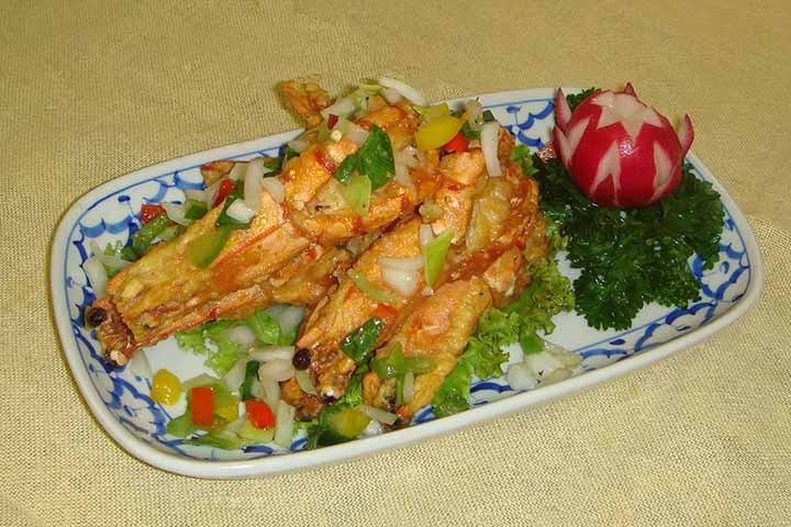 715. Gambas Géantes Sautées au Sel et Poivre - Chanaan