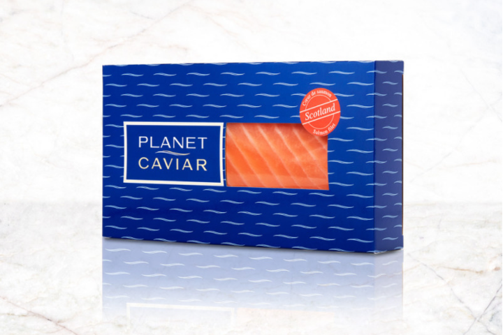 Smoked salmon heart from Scotland