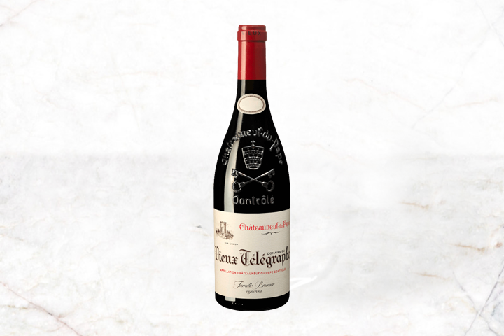 Châteauneuf du Pape, 2014 Vieux télégraphe, vignoble Brunier