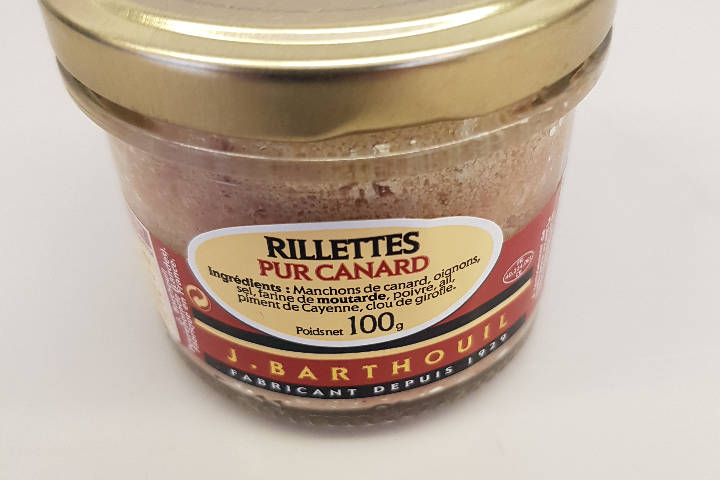 Rillettes de Canard 100gr. J. Barthouil - Planet Caviar