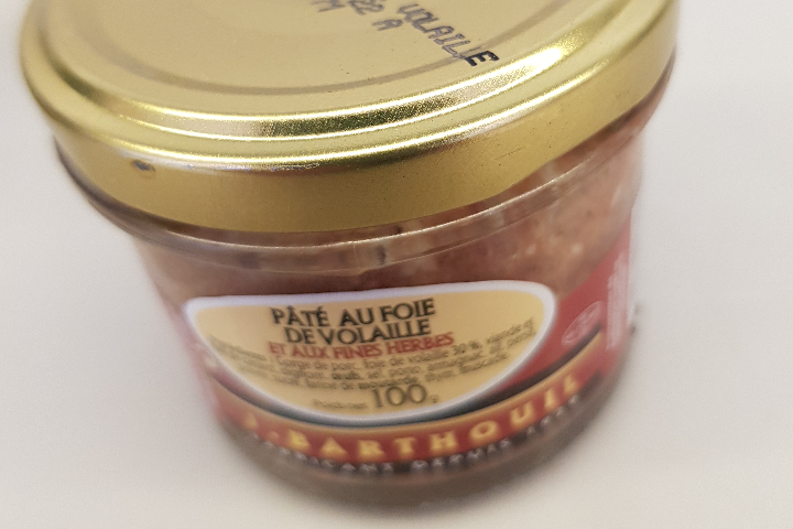 Paté aux Foies de Volailles 100gr. J.Barthouil - Planet Caviar