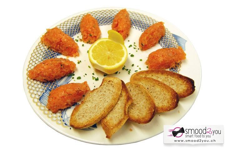 Tartare de saumon - Plat - La Coupole
