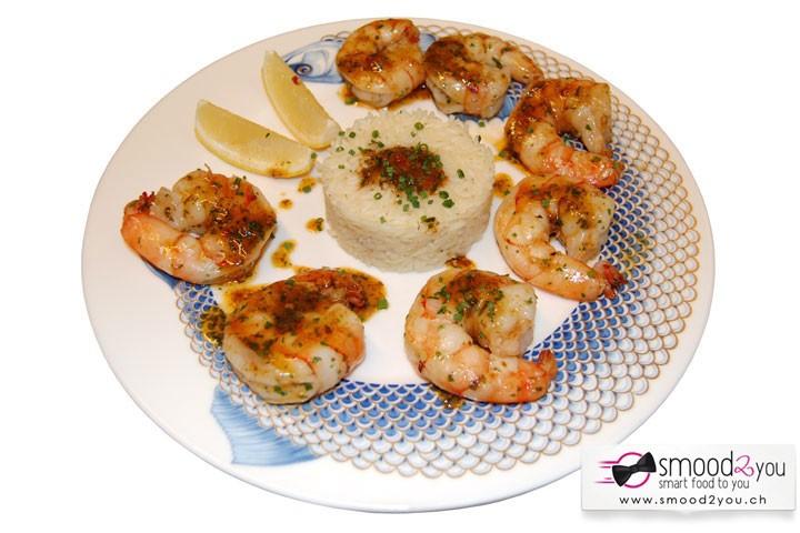 Poêlée de crevettes - La Coupole