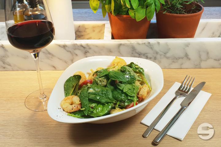Pasta Scampi e Spinaci - Vapiano (Lausanne)