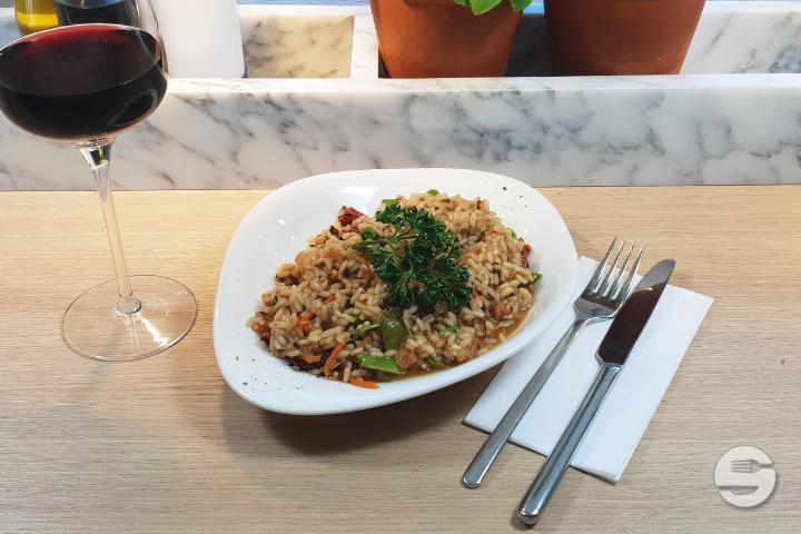 Risotto Con Speck - Vasano Ristorante