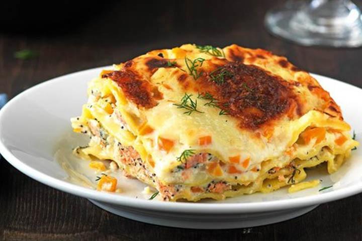 Salmon lasagna - Leo's