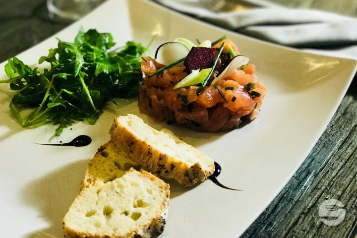 Salmon Tartar as a Gravlax - Le "M"