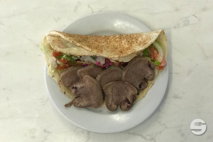 Veal tongue kebab - Parfums de Beyrouth