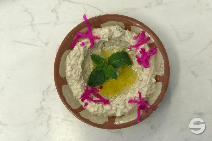 Moutabal plate - Parfums de Beyrouth