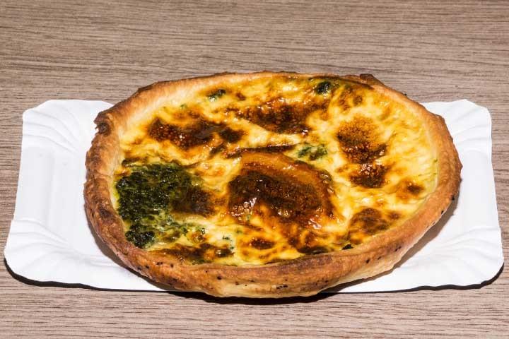 Spinash and goat cheese quiche - La Bonne Croque *