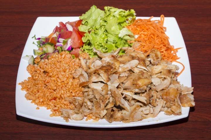 Kebab plate + boulghour/french fries + drink - Onex Kebap
