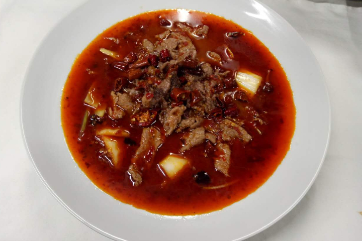603. Bœuf Bouilli à l'Huile Epicée - Dongpo