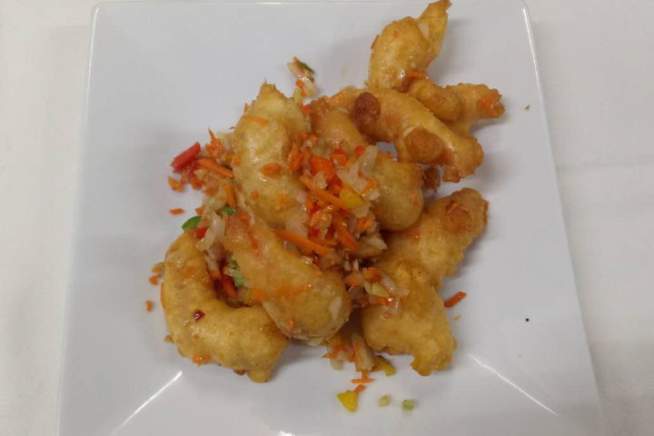 805. Crevettes au Poivre et Sel - Dongpo