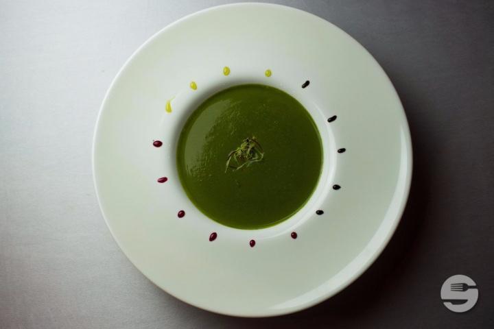 Palak soup - Aux Fleurs de la Terre