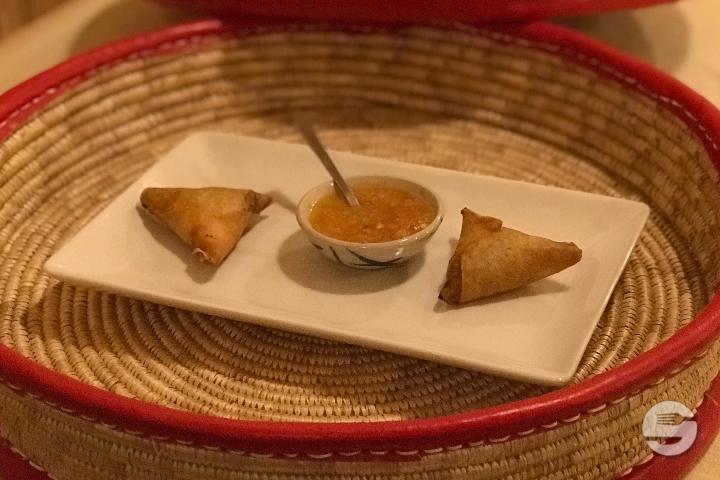 Samboussa Megibia Viande hachée - Abyssinia