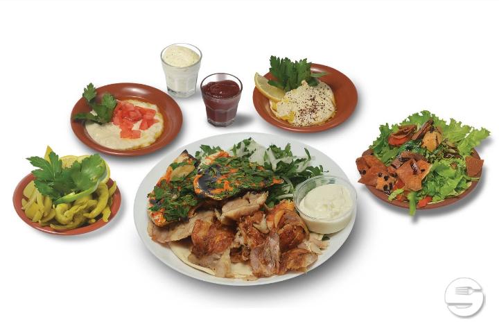 Assiette Shawarma Viande d'Agneau - Al Baraka