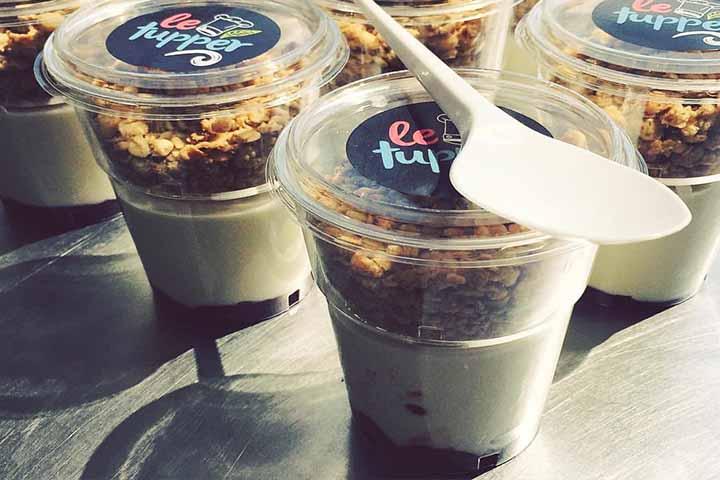 Muesli yoghurt with piece of fruits - Le Tupper