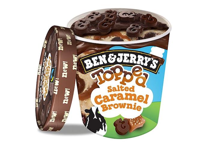 Ben & Jerry's Topped Salted Caramel Brownie Ice Cream 470ml - American Dream Diner Hamburger