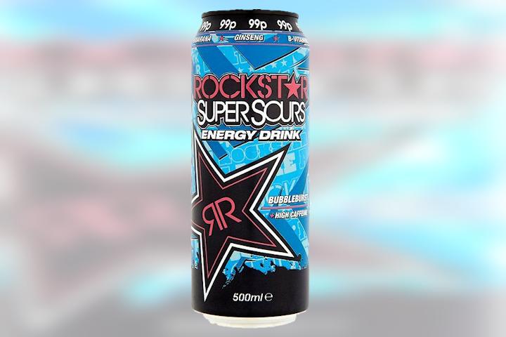 Rockstar Super Sour Energy Bubble Burst 500ml - American Dream Diner Hamburger