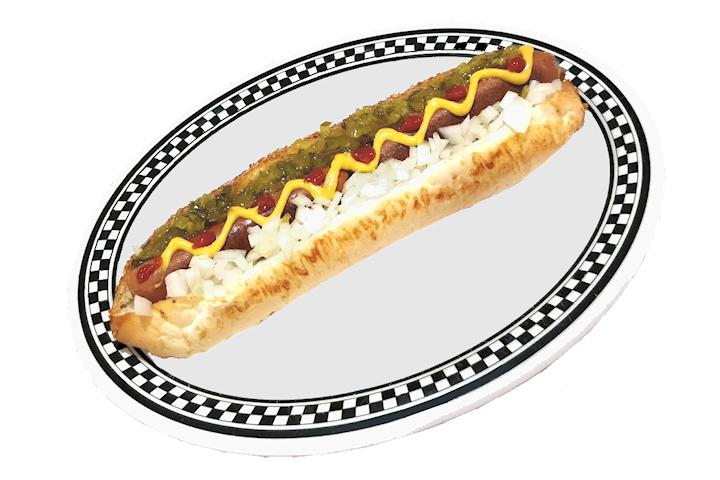 Vegan American Dream Hot Dog - American Dream Diner