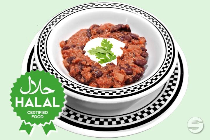 Halal Chili con Carne as a starter - American Dream Diner Hamburger