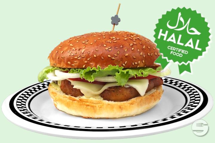Halal Nemo Burger - American Dream Diner Hamburger