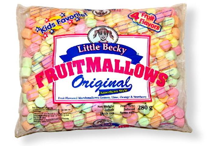 Little Becky Fruit Mini Color Marshmallows 150g - American Dream Diner Hamburger
