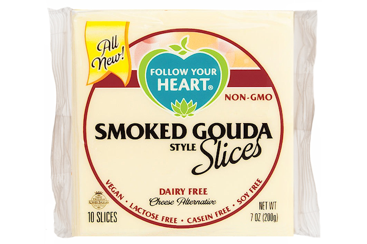 Vegan Smoked Gouda ( Brand - Follow Your Heart ) - American Dream Diner Hamburger