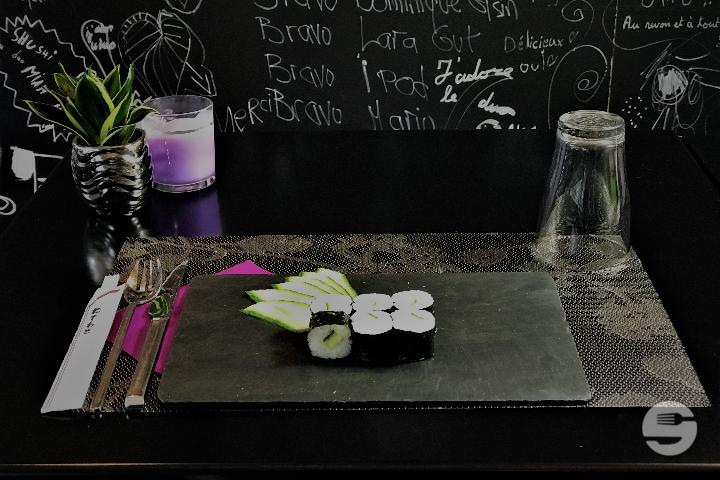 Maki Concombre et Fromage - Le Duo Thai & Sushi