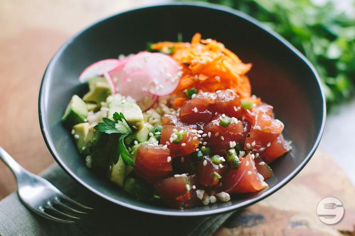 Hawaii Poke Saumon - Le Duo Thai & Sushi