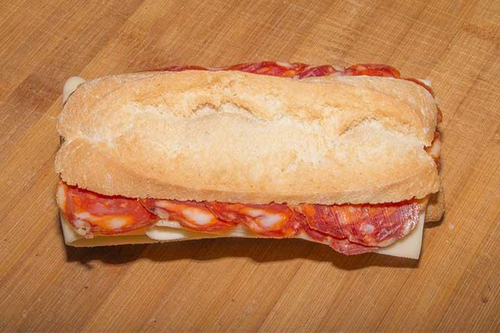 Salame piccante calabrese et fromage primosale - Aux Origines du Goût