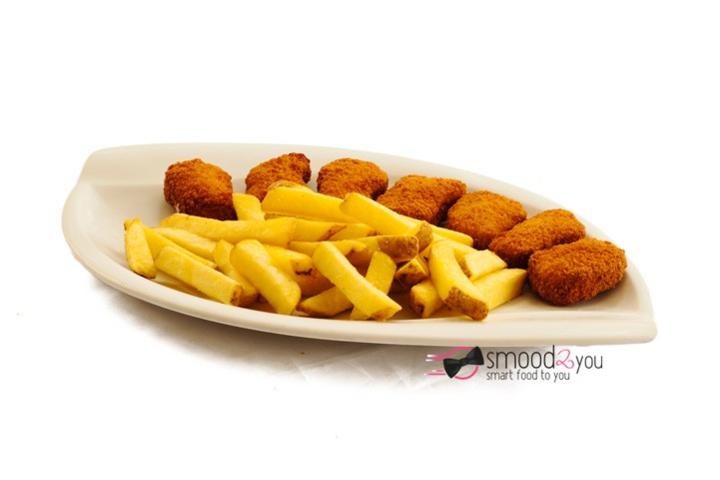 Chicken nuggets and french fries - Happy Days