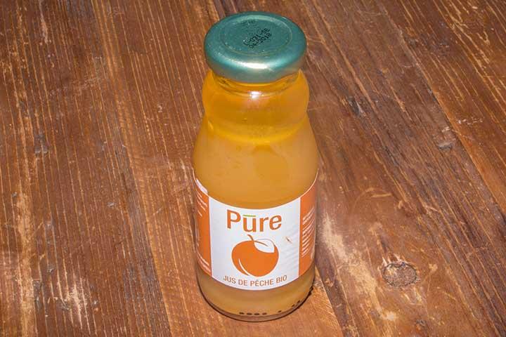 Peach juice - Café Cacahuète