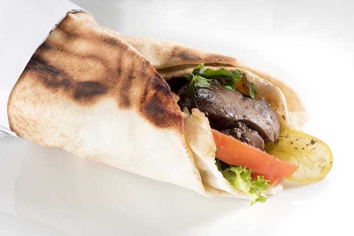 Asbet el Djéj (sandwich) - Obeirut Lebanese Cuisine