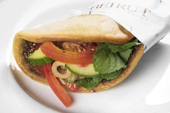 Mankouché (sandwich) - Obeirut Lebanese Cuisine
